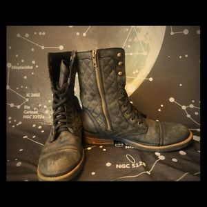 Steve Madden Quilted Combat Boots